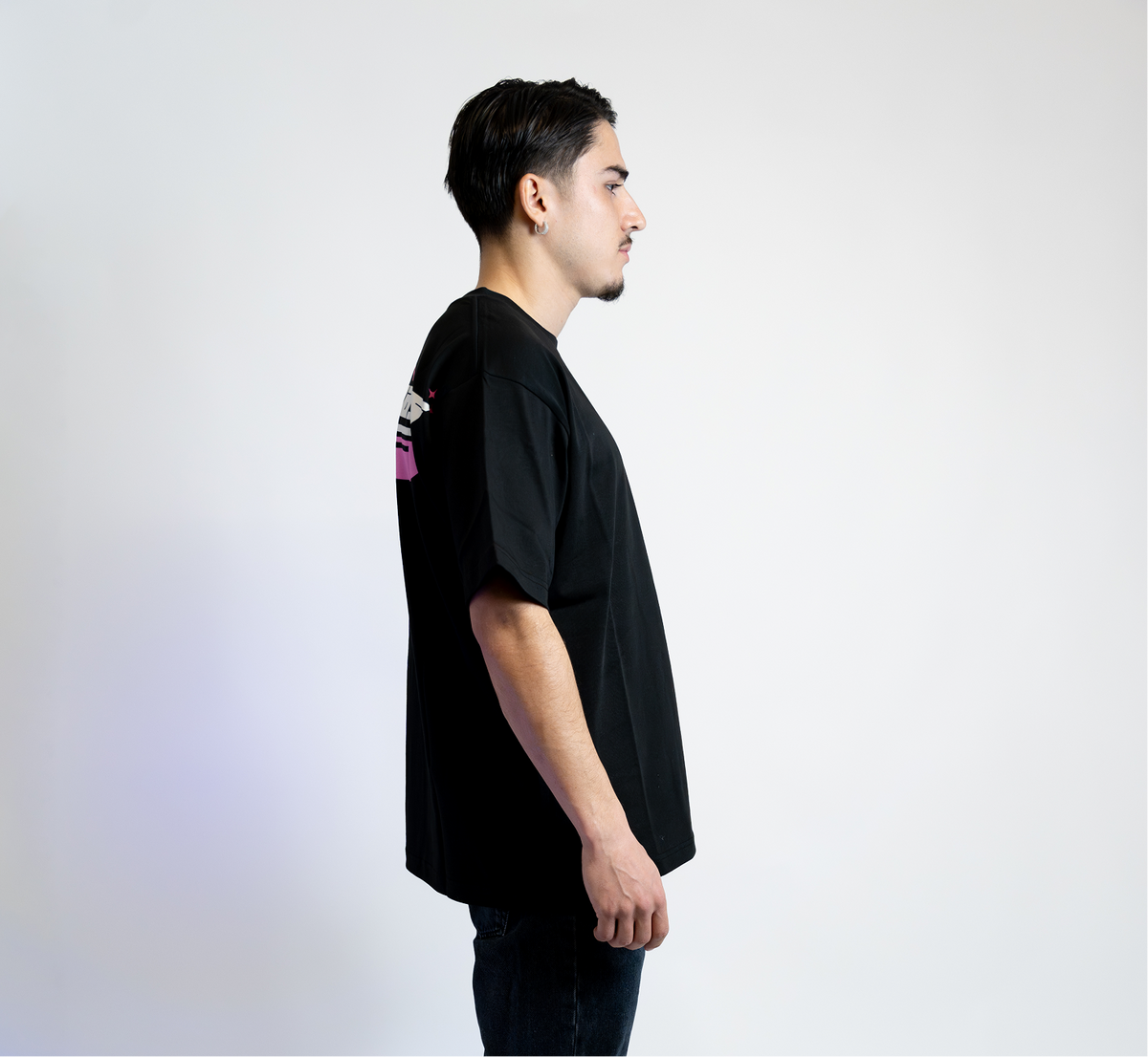 Steppas Pink Backprint T-shirt
