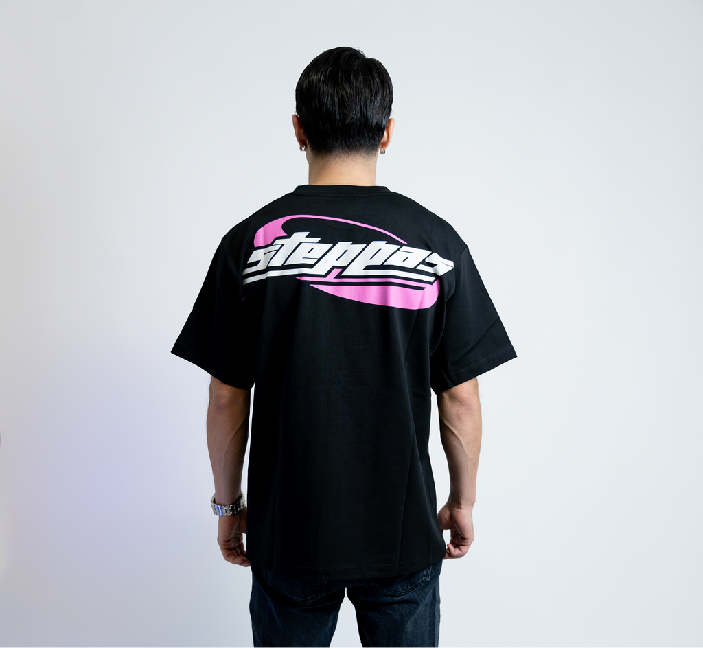 Steppas Pink Backprint T-shirt